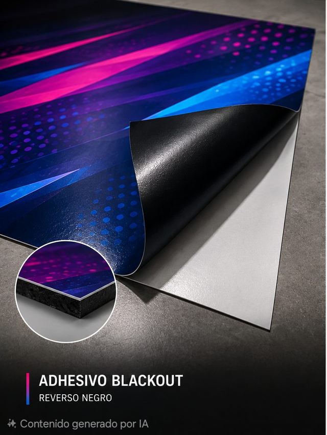 Adhesivo blackout